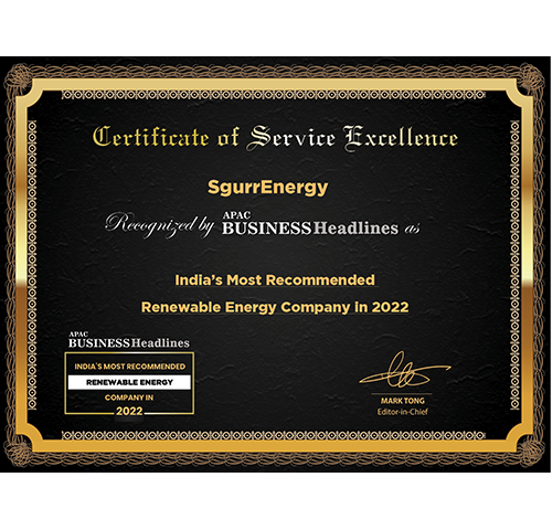India's Most Recommended Renewable Energy Company